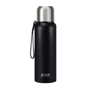 KEEP 캠핑 스텐 슬림 트래블 보틀 텀블러, 블랙, 800ml