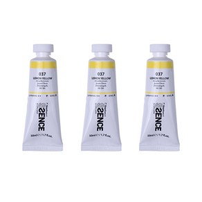 신한에쎈스 아크릴 컬러 물감 Tube A 시리즈 레몬 옐로 3p, 1색, 50ml