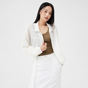 미쏘 여성용 시스루 점퍼