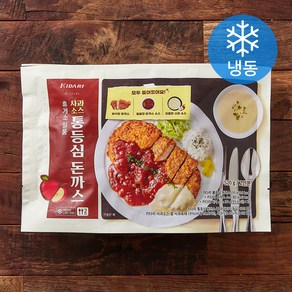 휴게소일품 사과소스 통등심 돈까스 2인분 (냉동), 520g, 1개