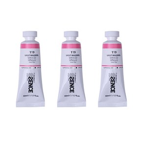 신한에쎈스 아크릴 컬러 물감 Tube A 시리즈 라이트 마젠타 3p, 1색, 50ml