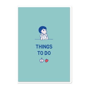 달퐁이네문방구 Things To Do 다이어리, 청록