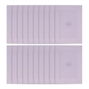 모노라이크 파스텔 컬러드 슬림 페이퍼 프레임 20p, 05 lavende