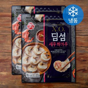 오뚜기 X O 딤섬 새우 하가우 만두 (냉동), 300g, 2개