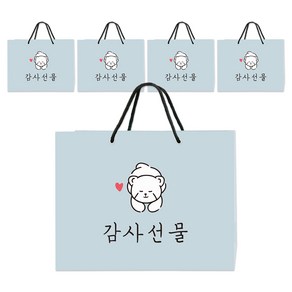 달퐁이네문방구 쇼핑백 감사선물 5p