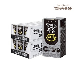 남양 맛있는 두유 GT 고칼슘 검은콩깨 190ml x48, 48개