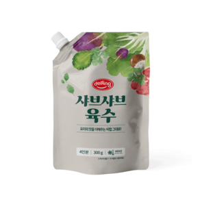 델링 샤브샤브육수 300g 소스, 1개