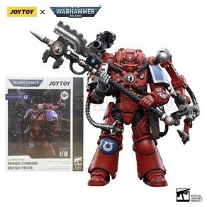 조이토이 JOYTOY 1/18 액션 피규어 호루스 이단 40K 울트라 스쿼드 및 메카스 로부테 길리만 모델, 1개