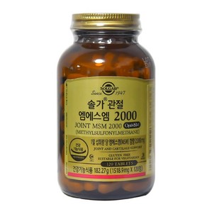 솔가 관절 엠에스엠 2000 1518.9mg x 120캡슐, 1개, 120정