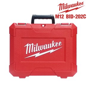 Milwaukee 밀워키 M12 BID-202C 충전 임팩트 드릴 드라이버 케이스 보관함 임팩 휴대 툴케이스 휴대용 가방 리튬 보관 제품 기계 상자 본품 정품 PVC 보관용 전동