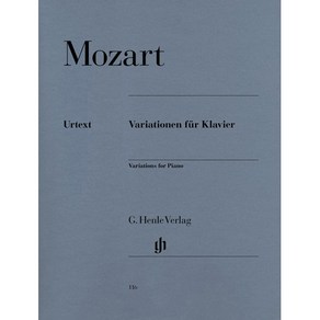 Mozat - Vaiations fo Piano 모차르트 - 피아노 변주곡집 Henle 헨레