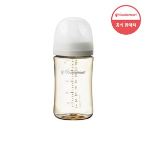 더블하트 모유실감 3세대 PPSU 모먼트 단품 240ml 오후의베이지 (M젖꼭지포함)