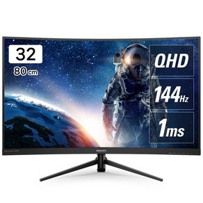 필립스 325M8 QHD 144 프리싱크 게이밍 무결점 32인치 커브드 모니터, 80cm, 필립스 325M8 QHD 144Hz 프리싱크 게이밍