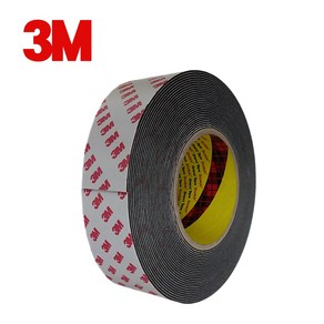 3M PE 폼 양면테이프 4421 검정 8mm 10mm 12mm 15mm 20mm 25mm 30mm, (폭30mm), 1개