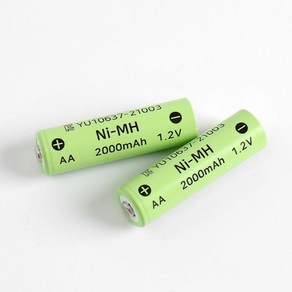 2000MAH 니켈수소 AA 충전지 2P 손전등건전지 충전건전지