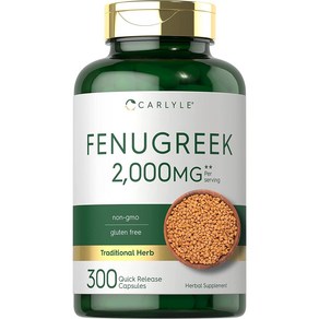 칼라일 호로파 씨앗 Fenugeek 2000mg 300정, 1개