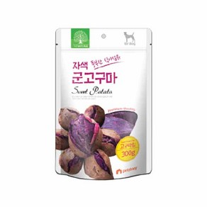 더내추럴 풍부한 식이섬유 자색 군고구마 칩 300g, 10개