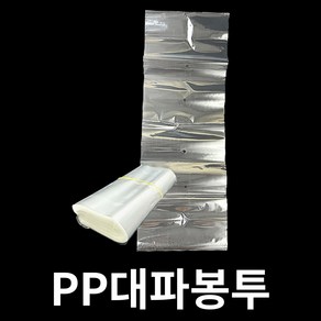 대파봉투 야채포장 투명 PP재질 봉투 22x65 100장