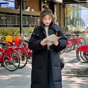 루빅나 여성 빅사이즈 겨울 패딩 롱패딩