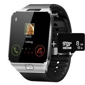 터치 스크린 블루투스 스마트 시계 dz09 with 카메라 손목 시계 sim 카드 smartwatch for ios android phone support multi languag