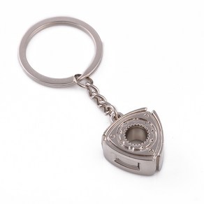 Mazda RX7 RX8 용 키링 로터리 Wankel 엔진 로터 2 3 6 Atenza Axela Keychain, 은, 1개