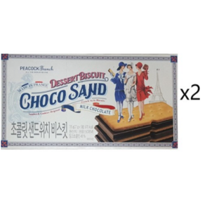 피코크 초콜릿 샌드위치 비스킷 135g x 2개