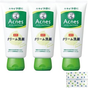 일본직발송 6. 아크네스(ACNES) 멘솔레탐 아크네스 크림 세안 130G 3P+덤(부외품) B09X75TF9R, 3개