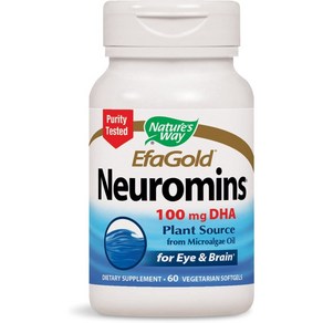 네이쳐스웨이 Natue's Way Neuomins EfaGold 100 mg DHA, vegan softgels, 1개