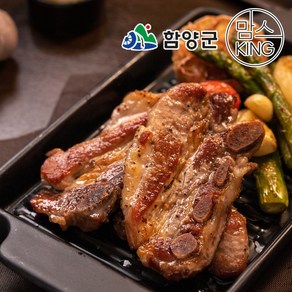 [함양군]지리산흑돼지 구이갈비 400g, 1개