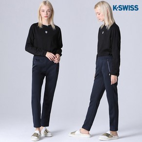 [케이스위스(K-SWISS)] 엠보싱 실버심볼 기모 팬츠