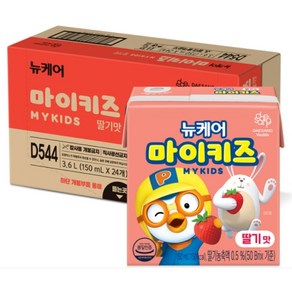 대상웰라이프 뉴케어 마이키즈 딸기맛 150 mL 24팩 아이간식, 24개