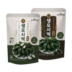 영광떡공방 생모시떡 10개입 x 8팩(동부 4팩+검정깨 4팩), 1