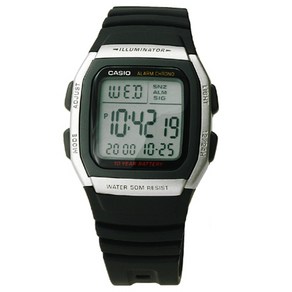 타임플래닛 CASIO W-96H-1A 카시오 시계 우레탄밴드