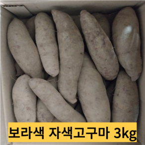 자색고구마 3kg (상특) 건강 안토시아닌 다이어트 고구마, 1개, 3kg(상+특)