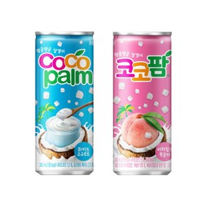 해태 코코팜 피치 화이트 240ml 2종 30캔 세트