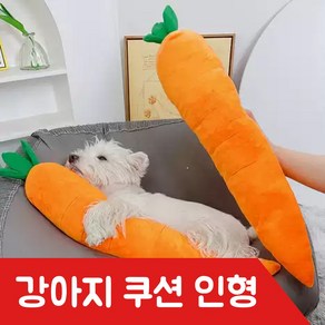 리헤븐 강아지 당근 쿠션 인형