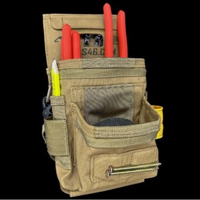 아틀라스 46 콤팩트 그랩앤고 더블스택 툴파우치 / Compact Gab & Go Double Stack Tool Pouch, AIMS, 1개