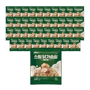 허닭 스팀 닭가슴살 고추맛 100g, 40개