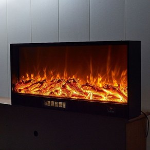 레트로 LED 시뮬레이션 불꽃 3D 전자 벽난로 임베디드 분위기 빛 TV 캐비닛 장식 히터