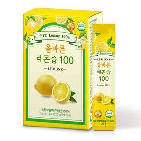 올바른 레몬즙 100, 3개, 280g