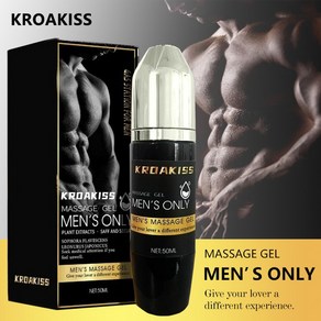 KROAKIS5 남성 마사지 젤 자신감 회복 안전한 천연 성분 모든 남성에게 적합 [비밀 배송], 1개, 50ml