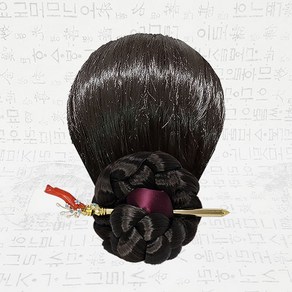 한복비녀 바다의 정원08 /산호원석 /전통비녀19cm /헤어장신구