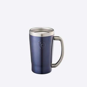 [본사직영] 도시샤 온도존 프리징 텀블러 살얼음 맥주컵 420ml, 네이비