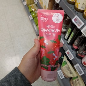 복음자리 짜먹는 무농약 딸기로 만든 잼 200g, 1개