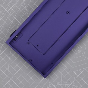 KBDfans Tofu60 Redux 알루미늄 하우징 기계식 키보드 케이스, anode Dak Puple