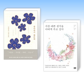 (나태주 시집 세트) 좋아하기 때문에 + 가장 예쁜 생각을 너에게 주고 싶다 (전2권)