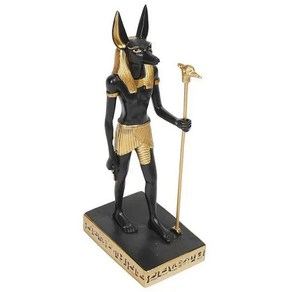 고대 이집트 신 아누비스 저울의 앙크 제단 수호자 소장용 입상 조각상 피규어 조각, 1개, 1. Anubis19.5x10.5x8.5c