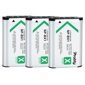 SONY NP-BX1 np bx1 np-bx1 배터리 Sony FDR-X3000R RX100 AS100V AS300 HX400 HX60 AS50 WX350 AS300V HDR-AS, [03] 3 PCS Battey, 06 3 PCS Battey, 3개