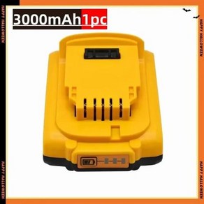 Dewalt DCB200 DCB184 시리즈용 충전식 전동 공구 액세서리 리튬 배터리 교체 및 충전기 18V 20V, [01] DW5X 3.0Ah  1