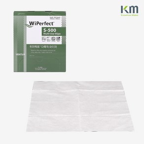 벤투스솔루션 위퍼팩트 부직포 와이퍼 다목적 병원용 100장 35x30 Ventus WiPefect Wipe S-500, 100개